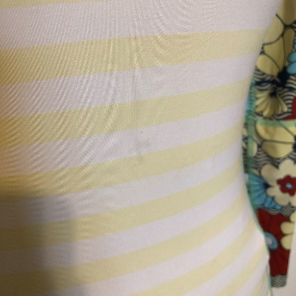 REI CO-OP Rashguard Girls Size Medium (10-12) Red Yellow Multicolor Floral Swim - Picture 8 of 12